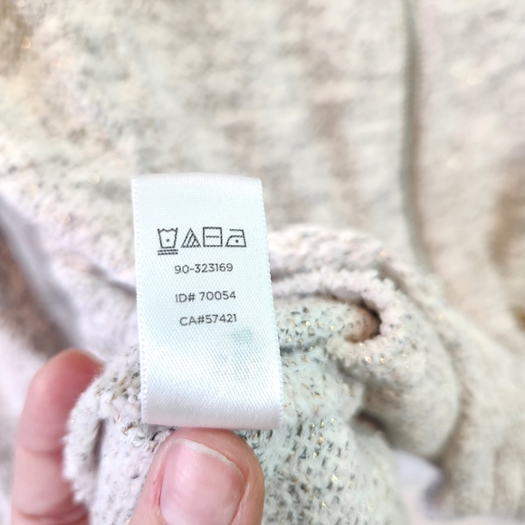 Lou & Grey Womens Micro Woven Shaket Cream + Gold Size M - Picture 4 of 12